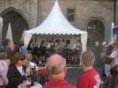 Oompah band outside the Rathaus